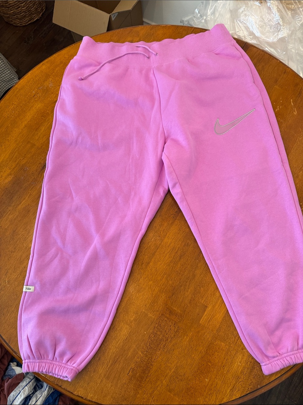 Nike women Pink Jogger Sweatpants with Swoosh xxl